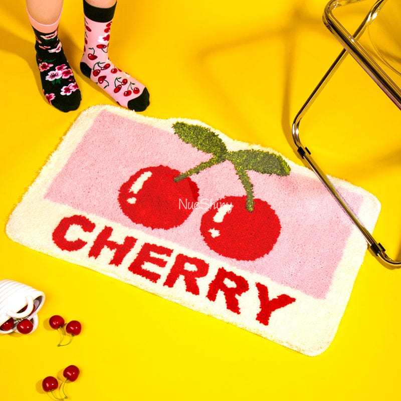 Delicate Cherry Rug Room Carpet丨NueShiny