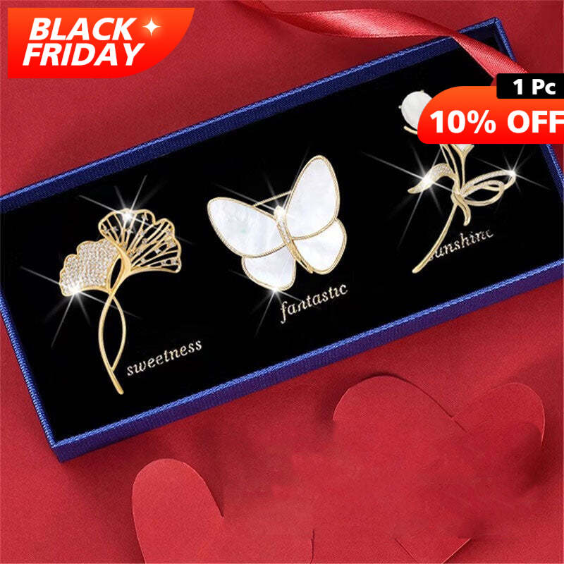 Light luxury elegant brooch set | NueShiny