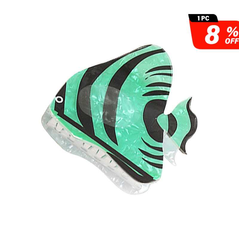 Medium Green&Black Moorish Idol Hair Claw | NueShiny