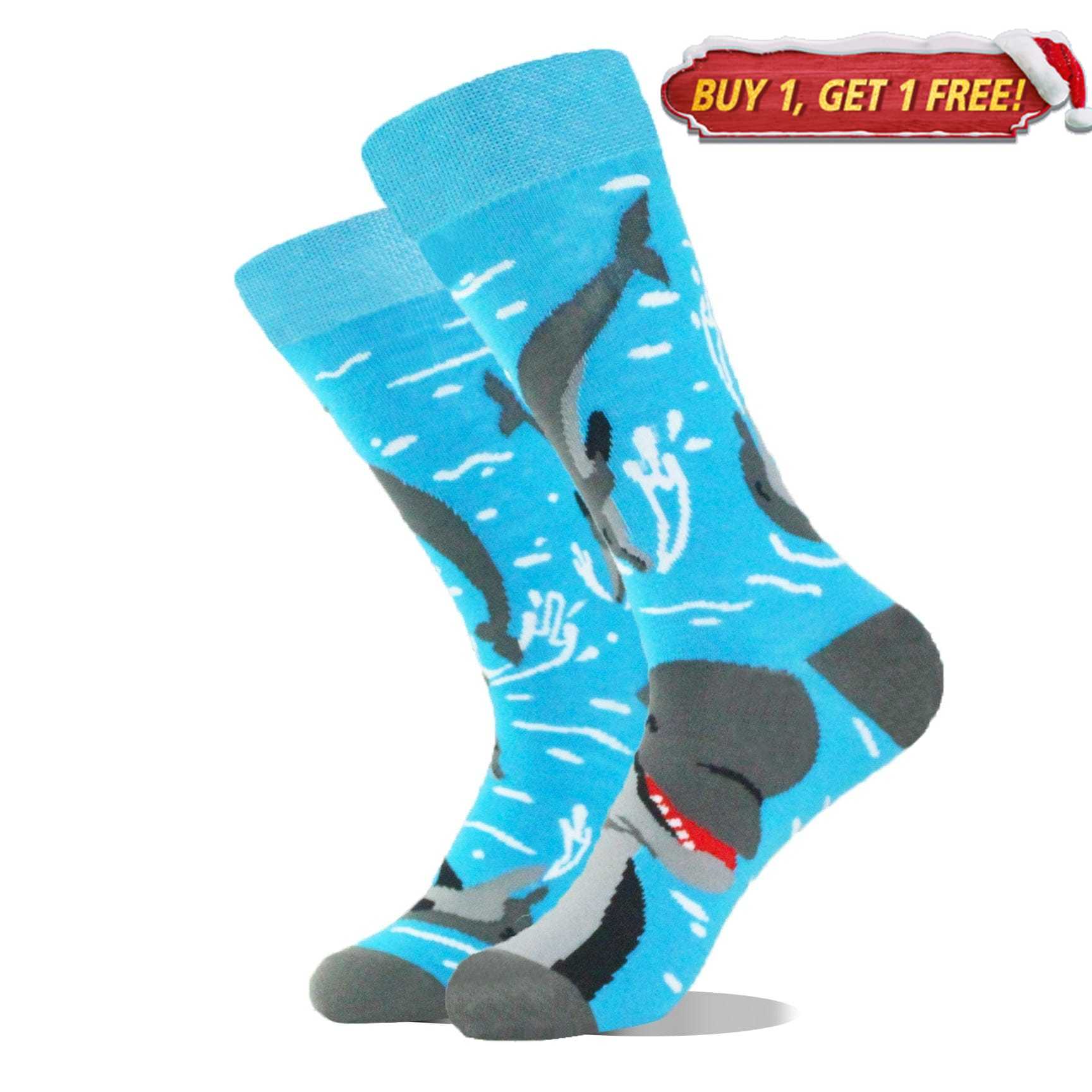 Whale Mismatched Socks | Nueshiny