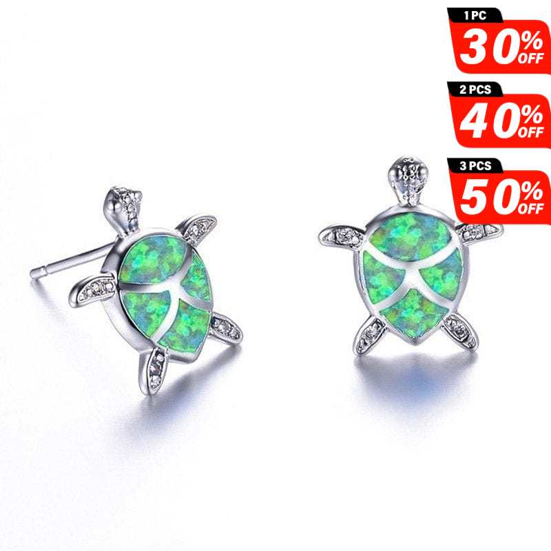 Green Turtle Earrings | NueShiny