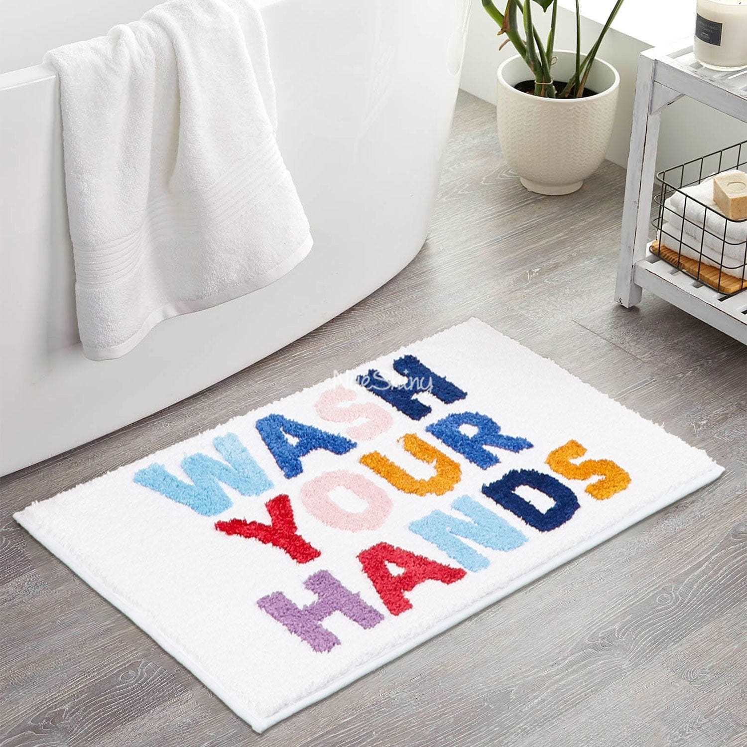 Hand Washing Color Number Rug II丨NueShiny