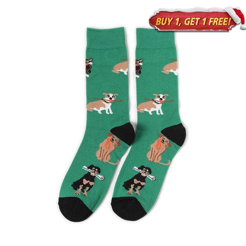 Dog Pattern Socks | Nueshiny