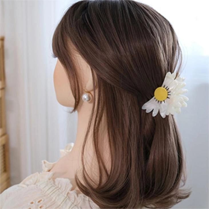 Half-Hardy Chrysanthemum Flower Hair Claw丨NueShiny