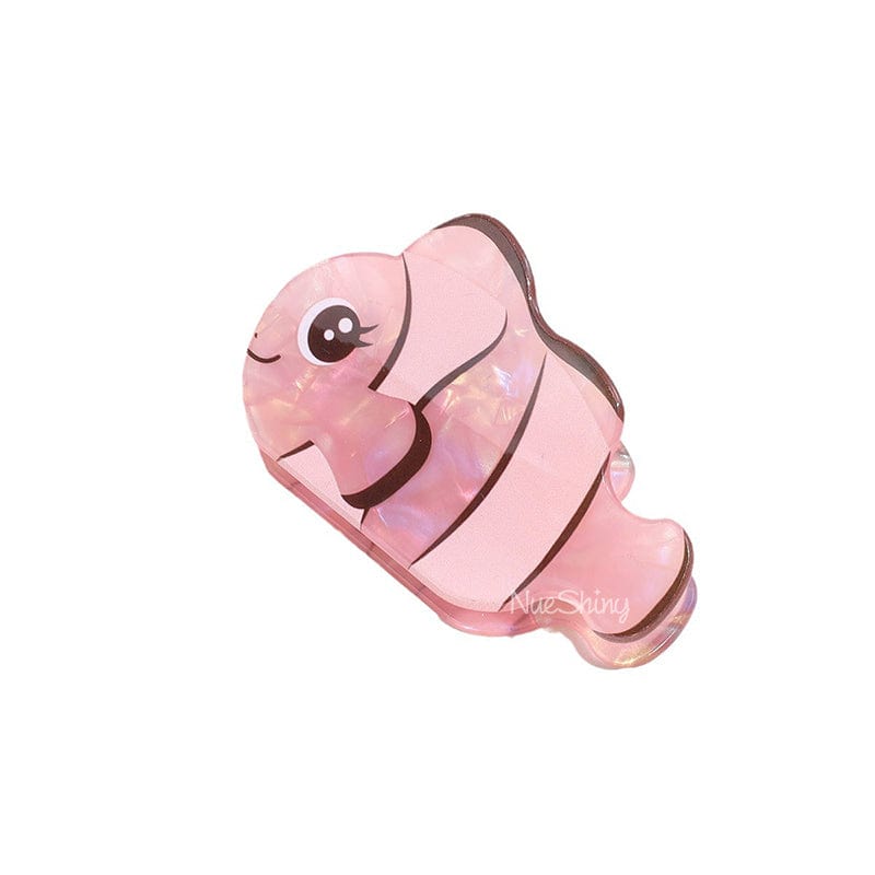 Cute Clownfish Pink Hair Claw