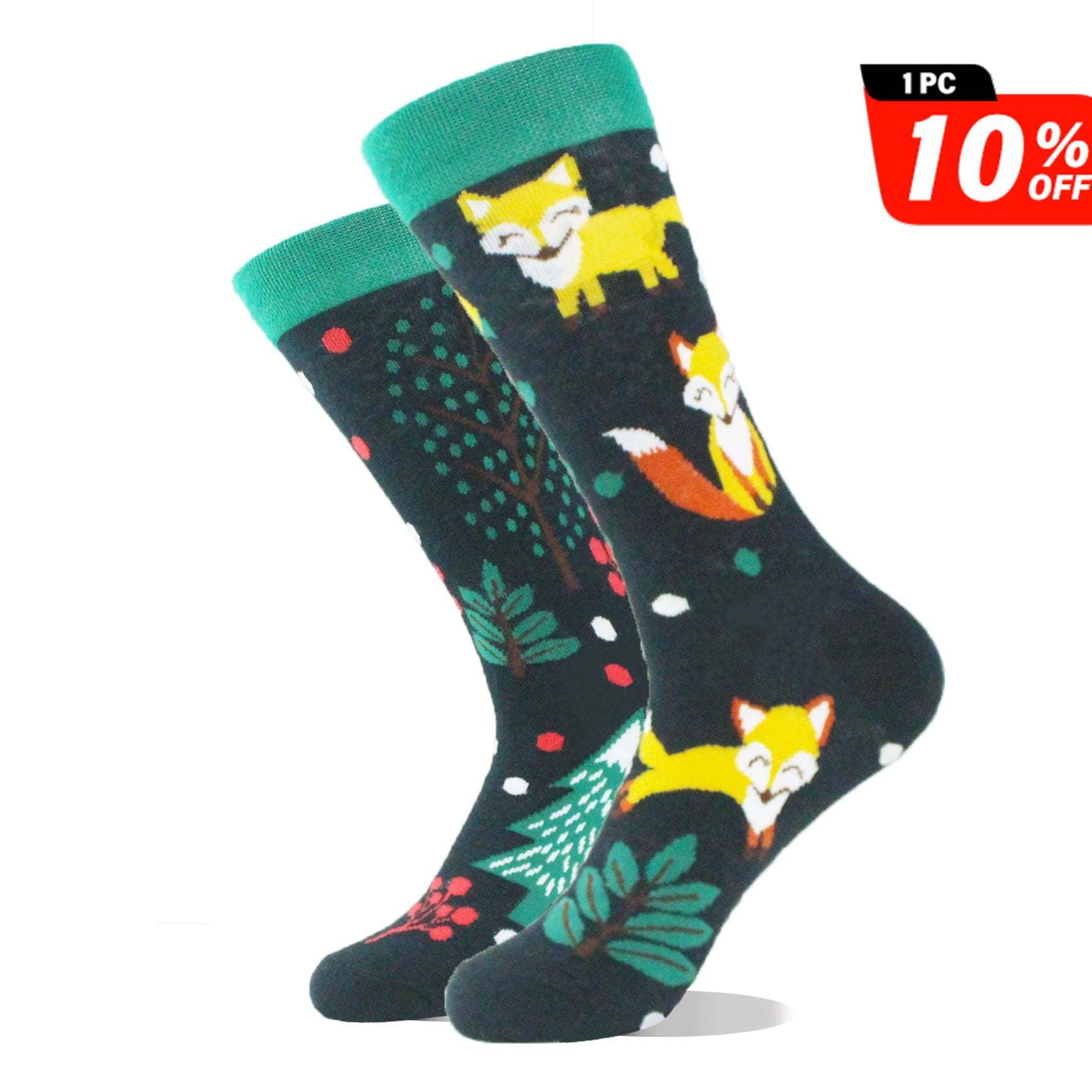 Fox Mismatched Socks | Nueshiny