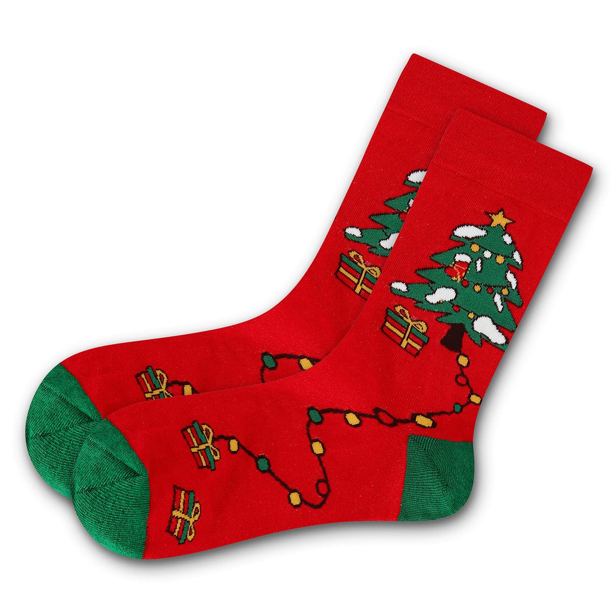 Red Christmas Tree Socks | Nueshiny