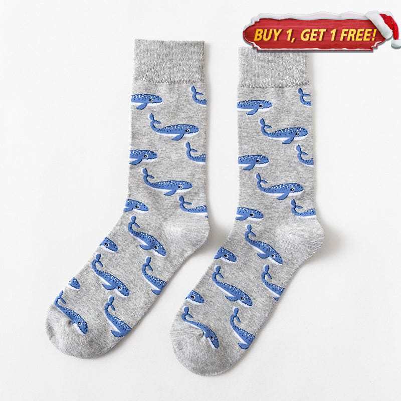 Grey Whale Socks丨NueShiny