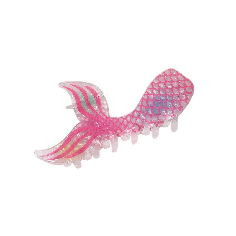 Large Pink Mermaid Hair Claw丨NueShiny