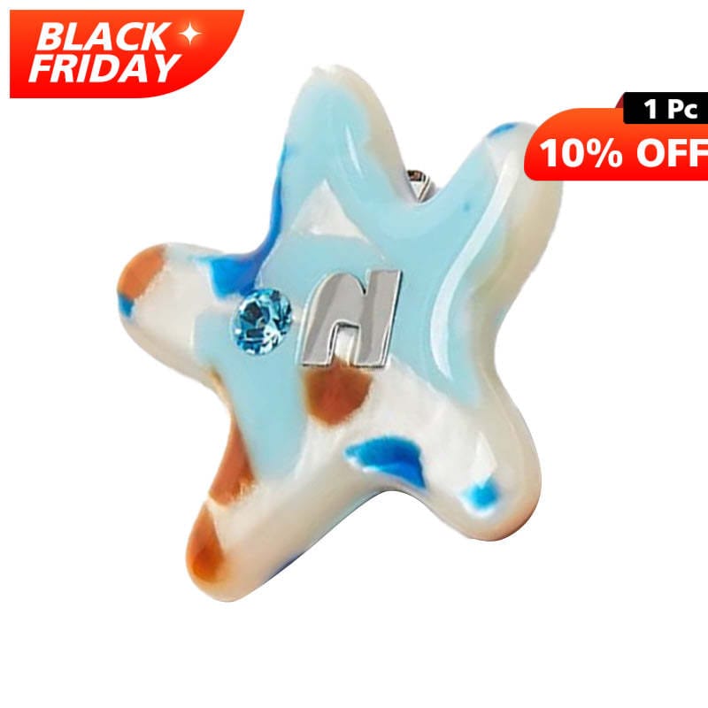 Mini Colorful Wave Board Starfish Side Clip | NueShiny