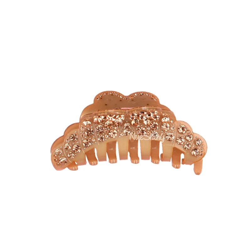 Brilliant Rhinestone Amber Hair Claw丨NueShiny