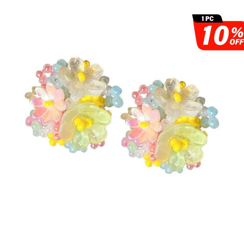 Sweet Flower Earrings Mixed Pink | Nueshiny