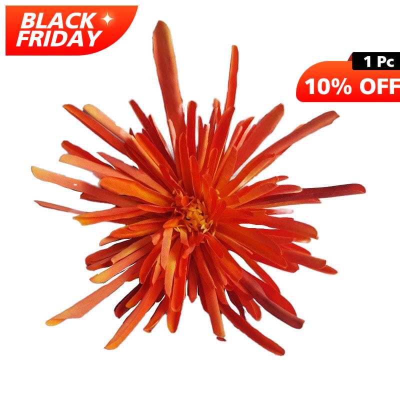 Large Orange Red Spider Lily Hair Claw | Nueshiny