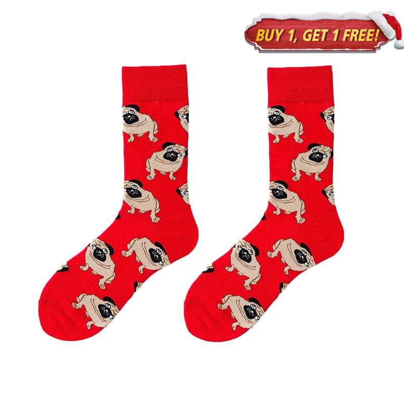 Shar Pei Red Socks丨NueShiny