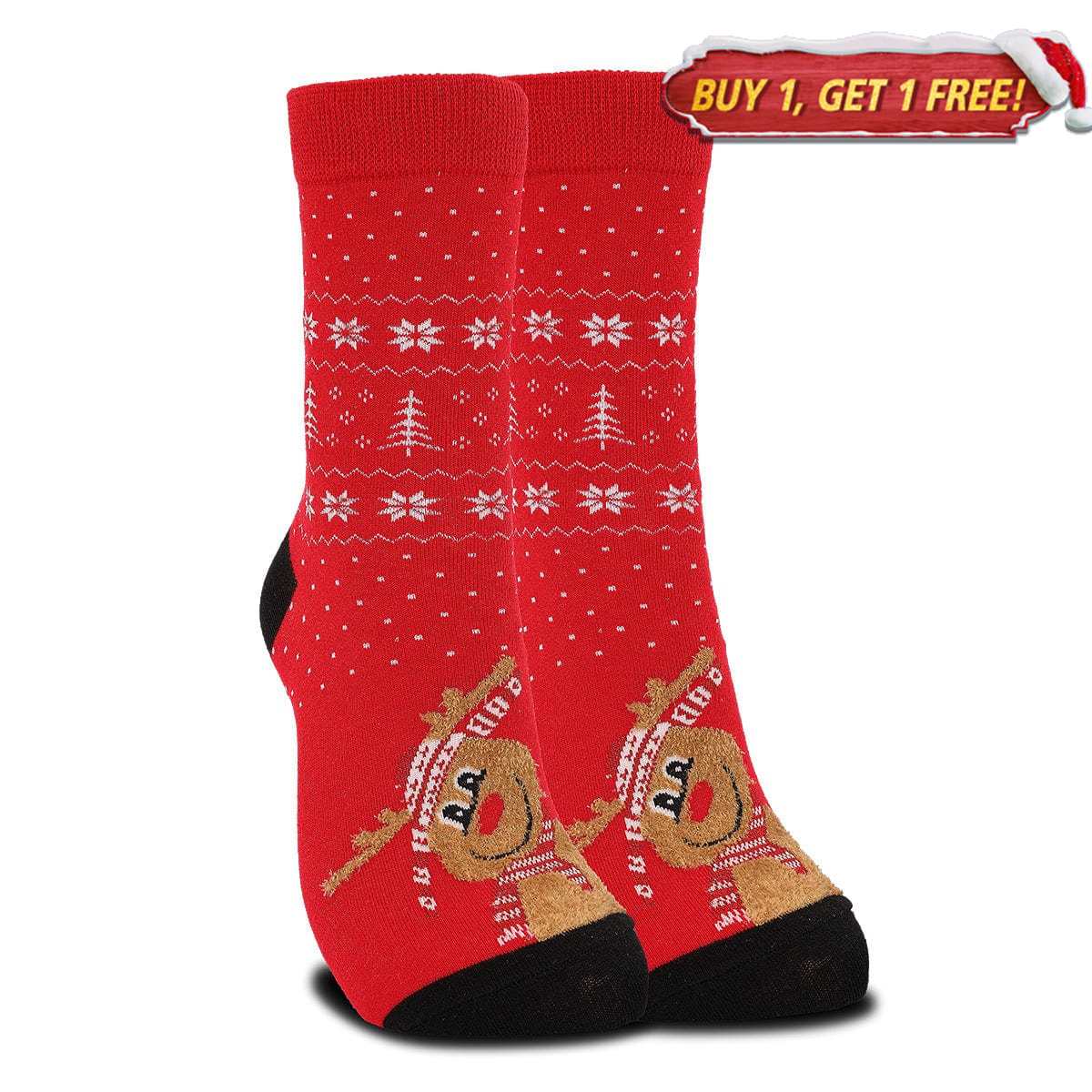 Cute Reindeer Socks | Nueshiny