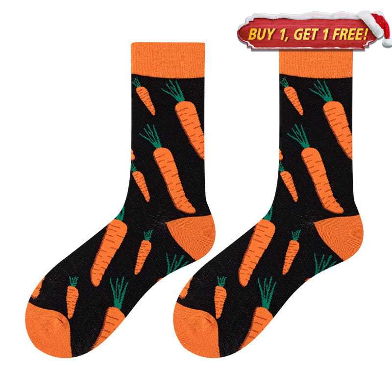 Carrot Pattern Socks | Nueshiny