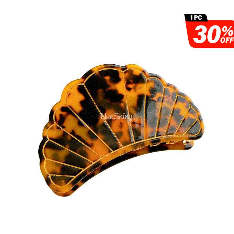 Japanese Hawksbill Turtle Seashell Elegance Hair Claw | NueShiny