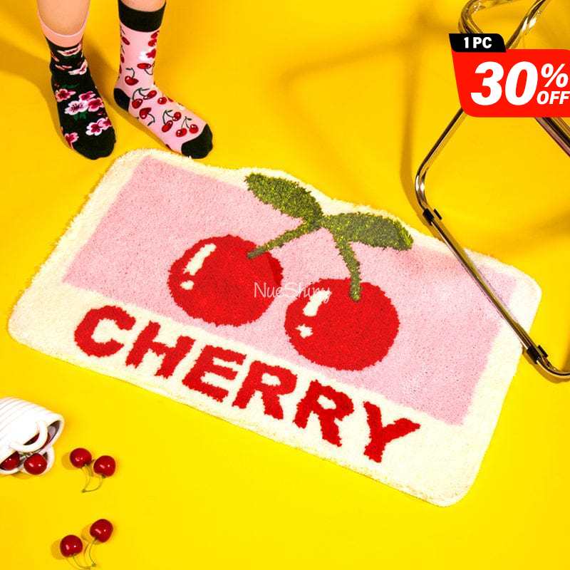 Delicate Cherry Rug Room Carpet丨NueShiny