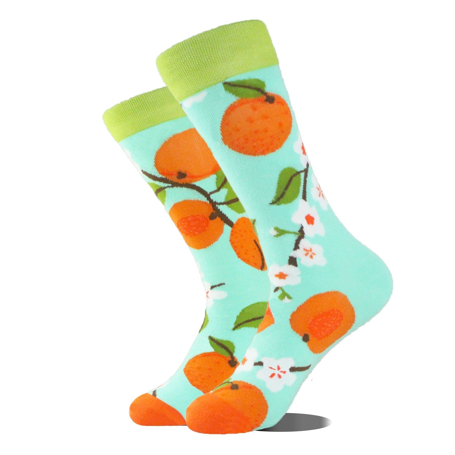 Orange Mismatched Socks | Nueshiny