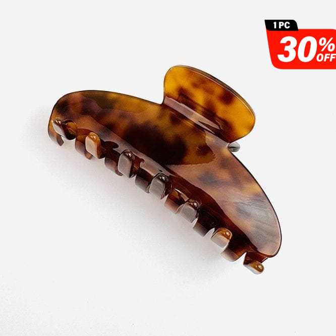 Leopard Texture Clip Tortoise Shell Claw