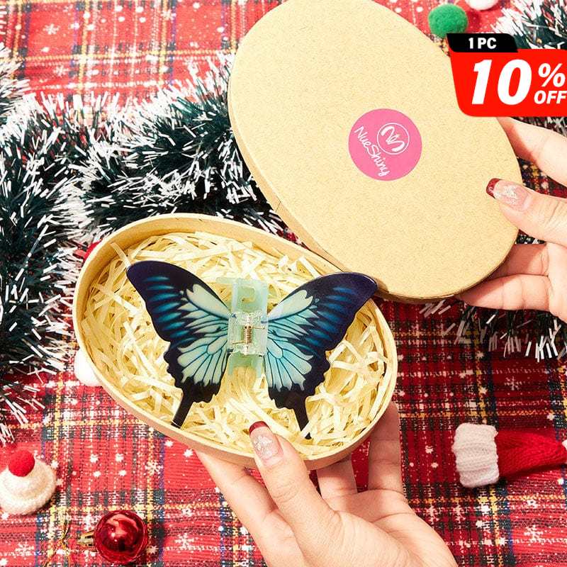 Large Wings of Wonder Blue Vivid Butterfly  Gift Set | NueShiny