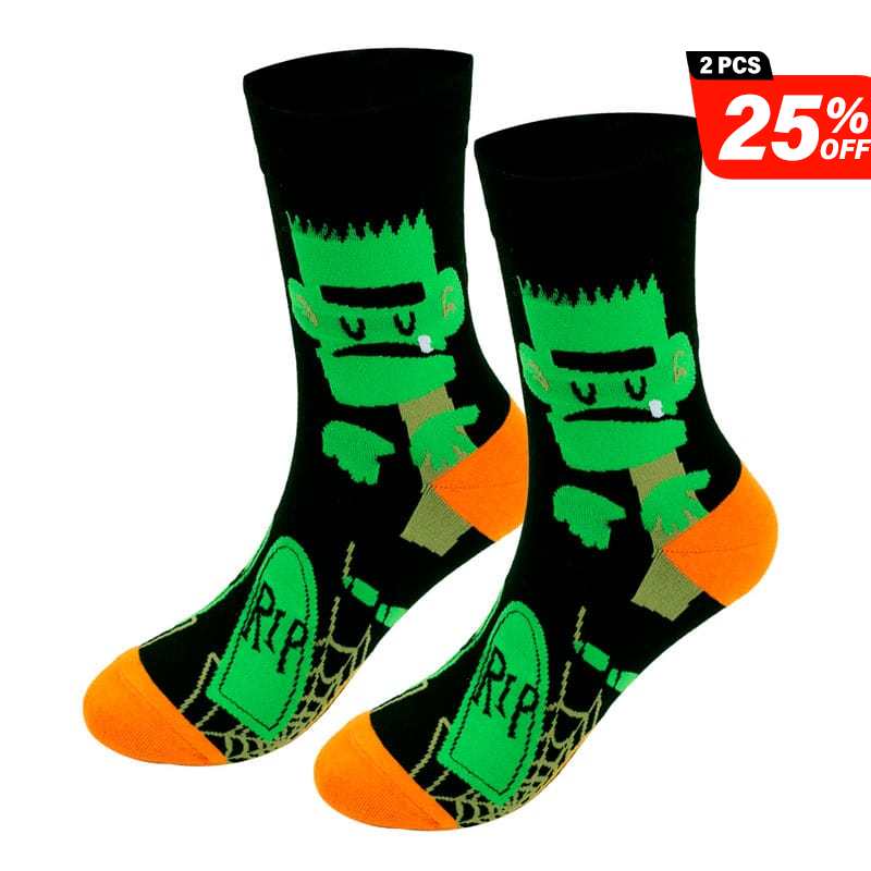 Green Zombie Socks