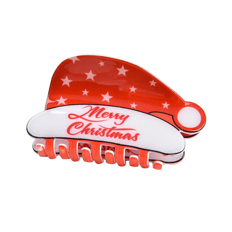 Medium  Santa Hat Hair Claw | NueShiny