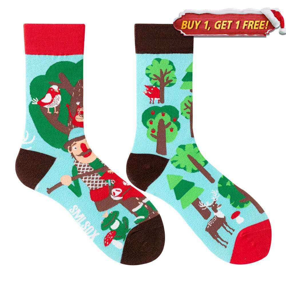 Hunter Forest Socks | Nueshiny