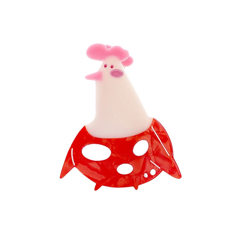 Medium  Mushroom Chicken Hairpin | NueShiny