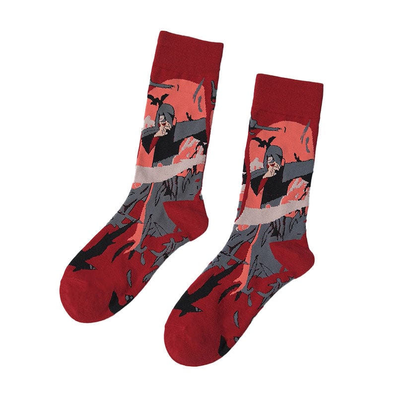 Red Skateboard Hip-hop Socks丨NueShiny