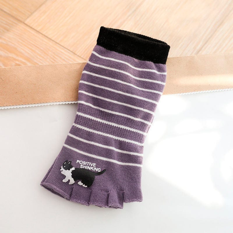 Purple Glovelike Socks丨NueShiny