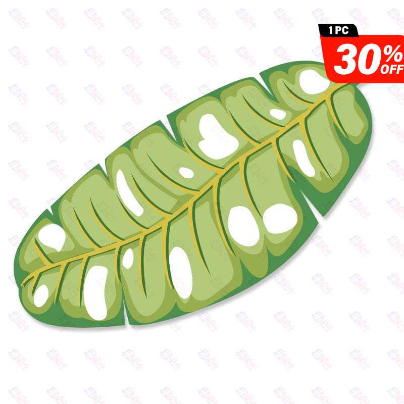 Comics Leaf Shape Front Door Mat丨NueShiny