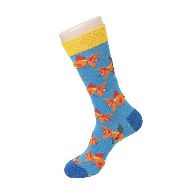 Orange Fish Socks | Nueshiny