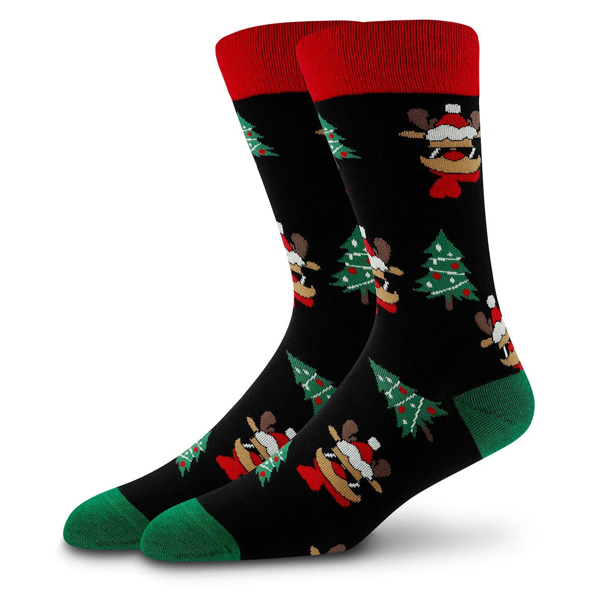 Black Christmas Tree Socks | Nueshiny