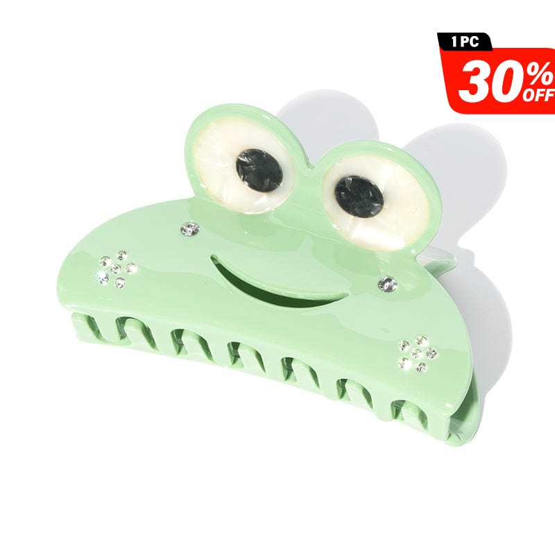 Unique Diamond Frog Hair Clip Claw