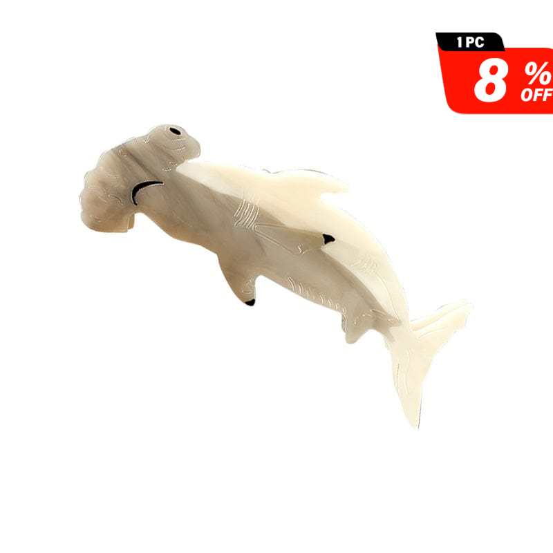 Large Grey Hammerhead Shark Hair Claw | NueShiny