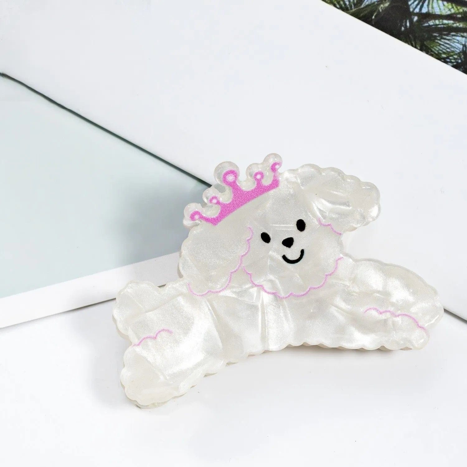 Cute  Purple Crown Cartoon Dog Hair Claw丨NueShiny