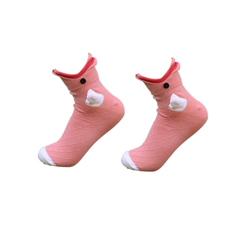 Pink Crocodile Socks | NueShiny