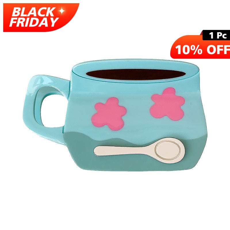 Medium  Flower Coffee Cup Hair Claw | NueShiny