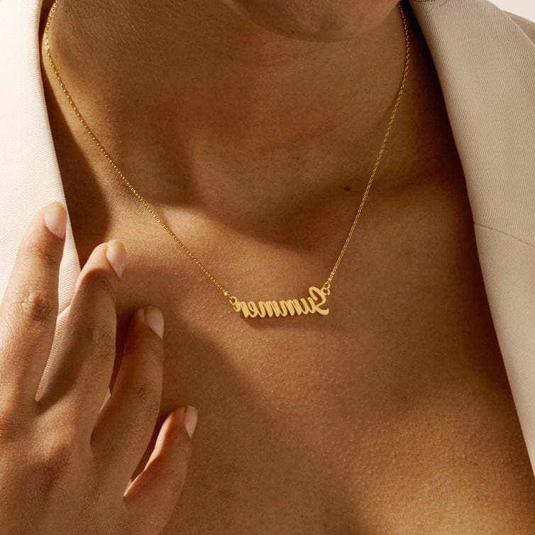 Custom Gold Name Necklace丨NueShiny