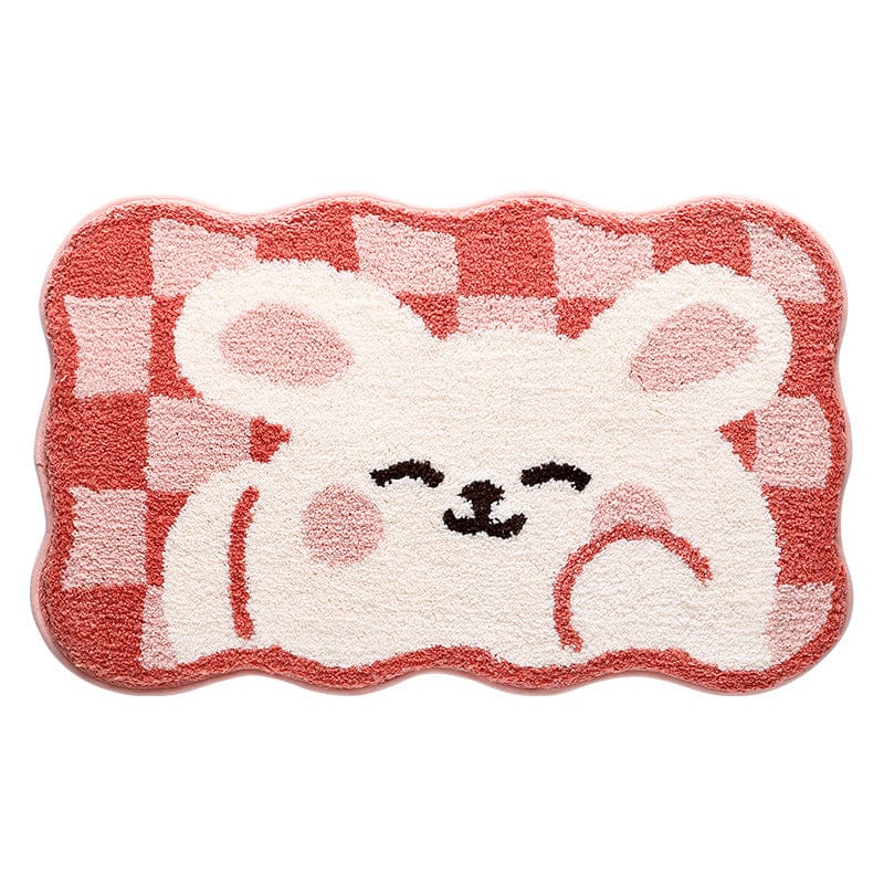 Cute Rabbit Door Carpet丨NueShiny