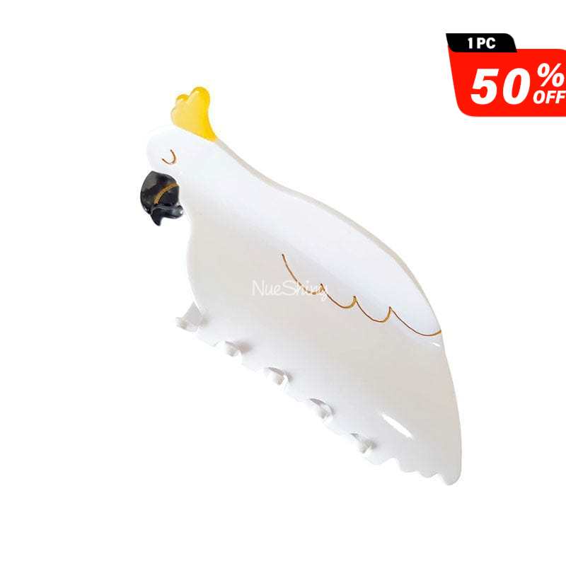 Parrot Corella Bird Animal Shaped Hair Claw丨NueShiny