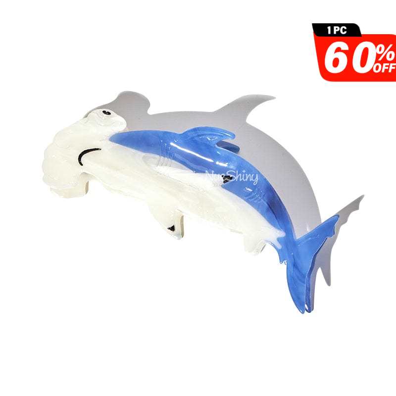 Jumbo Blue Hammerhead Shark Hair Claw | NueShiny