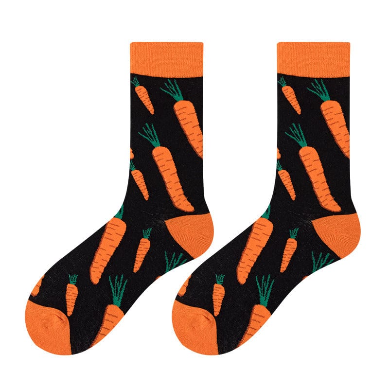 Carrot Pattern Socks | Nueshiny