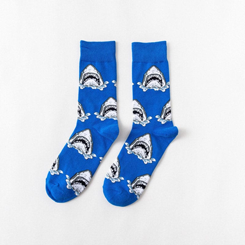 Blue Shark Socks丨NueShiny