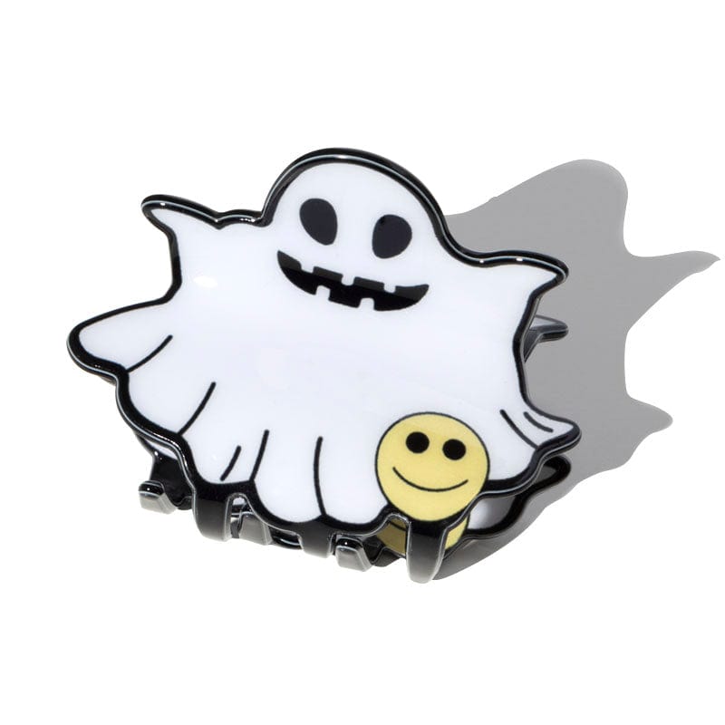 Smiley Face Ghost  Halloween Hair Claw Clip丨NueShiny