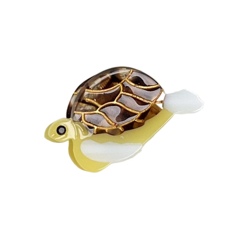 Mini Series Turtle Hair Claw - Yellow Color | NueShiny