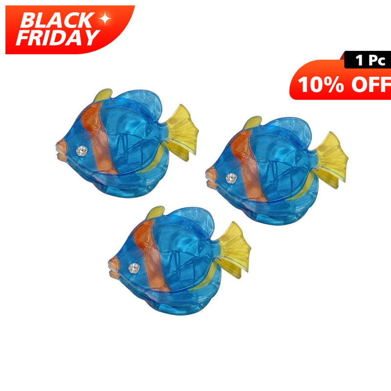 3 Pcs Mini Blue fish Side Clip | Nueshiny