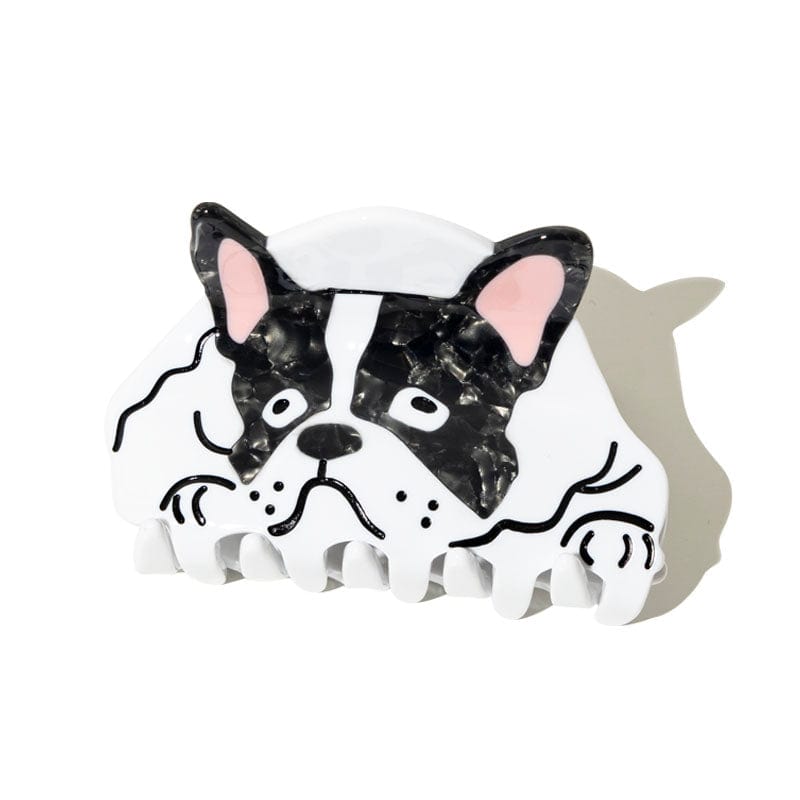 White French Bulldog Pit Bull Hair Claw  Pitbull丨NueShiny