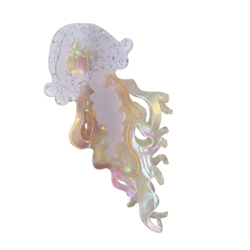 Large Blink White Jellyfish Hair Claw丨NueShiny